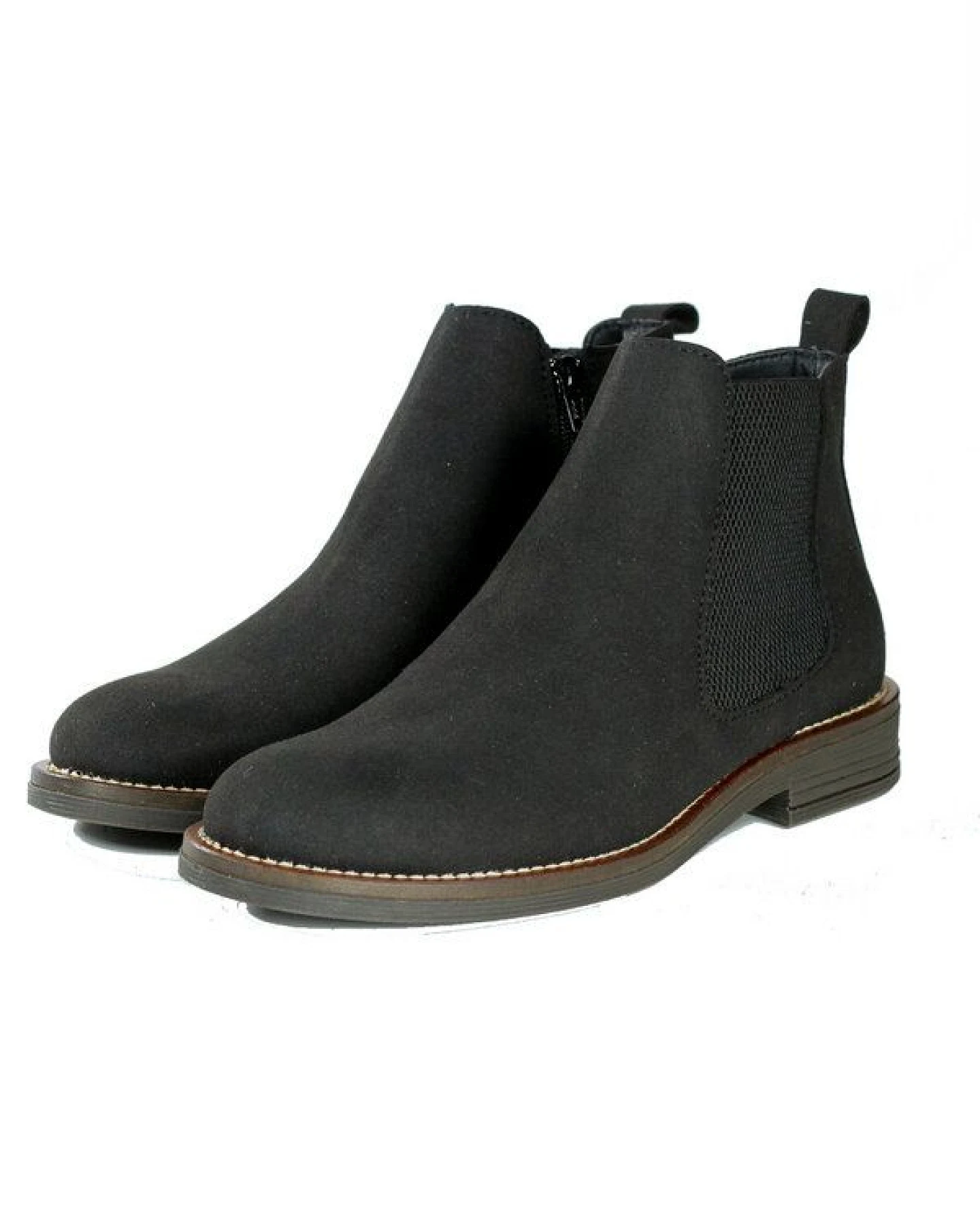 Fairticken GAGROA vegane Chelsea Stiefeletten Women in Suede-Optik – Ansicht 4