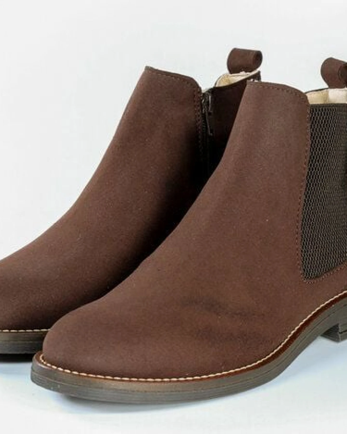 Fairticken GAGROA vegane Chelsea Stiefeletten Women in Suede-Optik – Ansicht 4