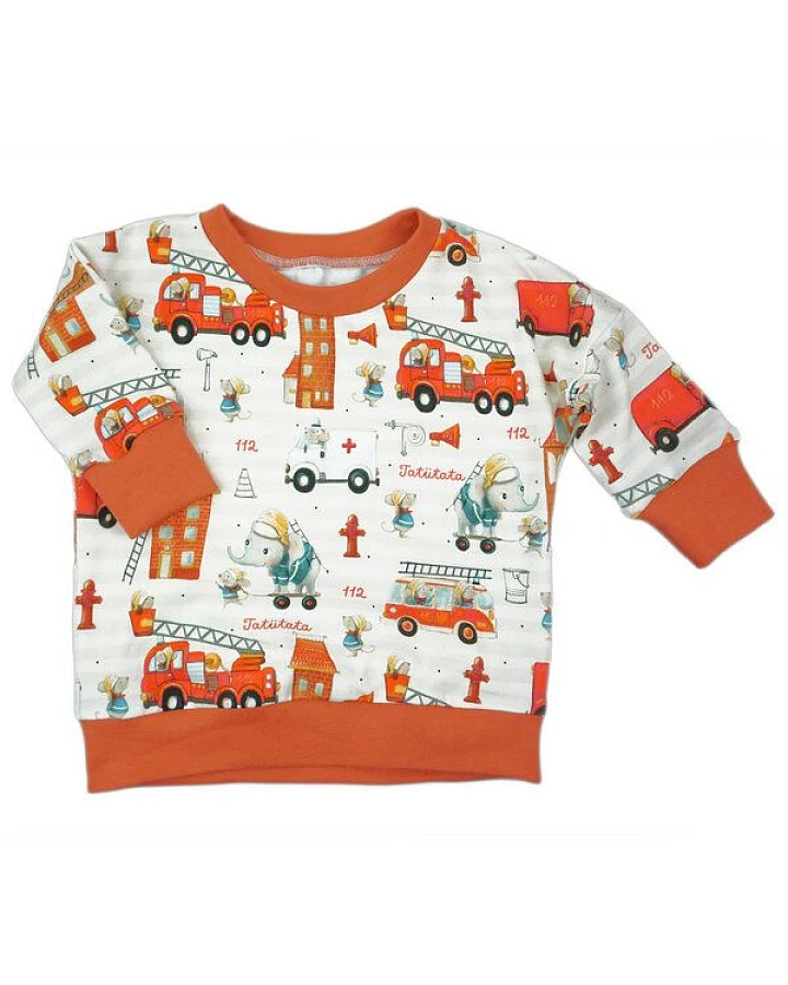 Sternchenwolke BIO Langarmshirt "Tatütata"