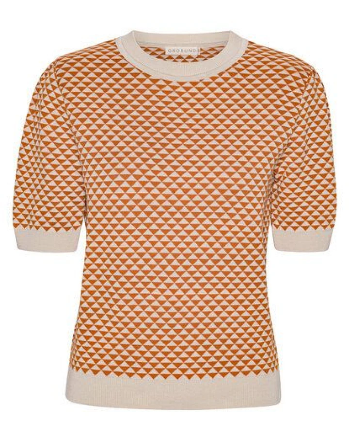 GROBUND Das Strick-T-Shirt Alva - GOTS zertifiziert