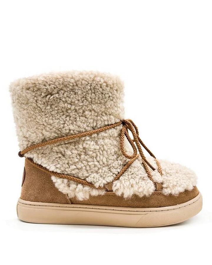 Stiefel aus Schaffell "thies 1856 ® Sheep Lace Boots"