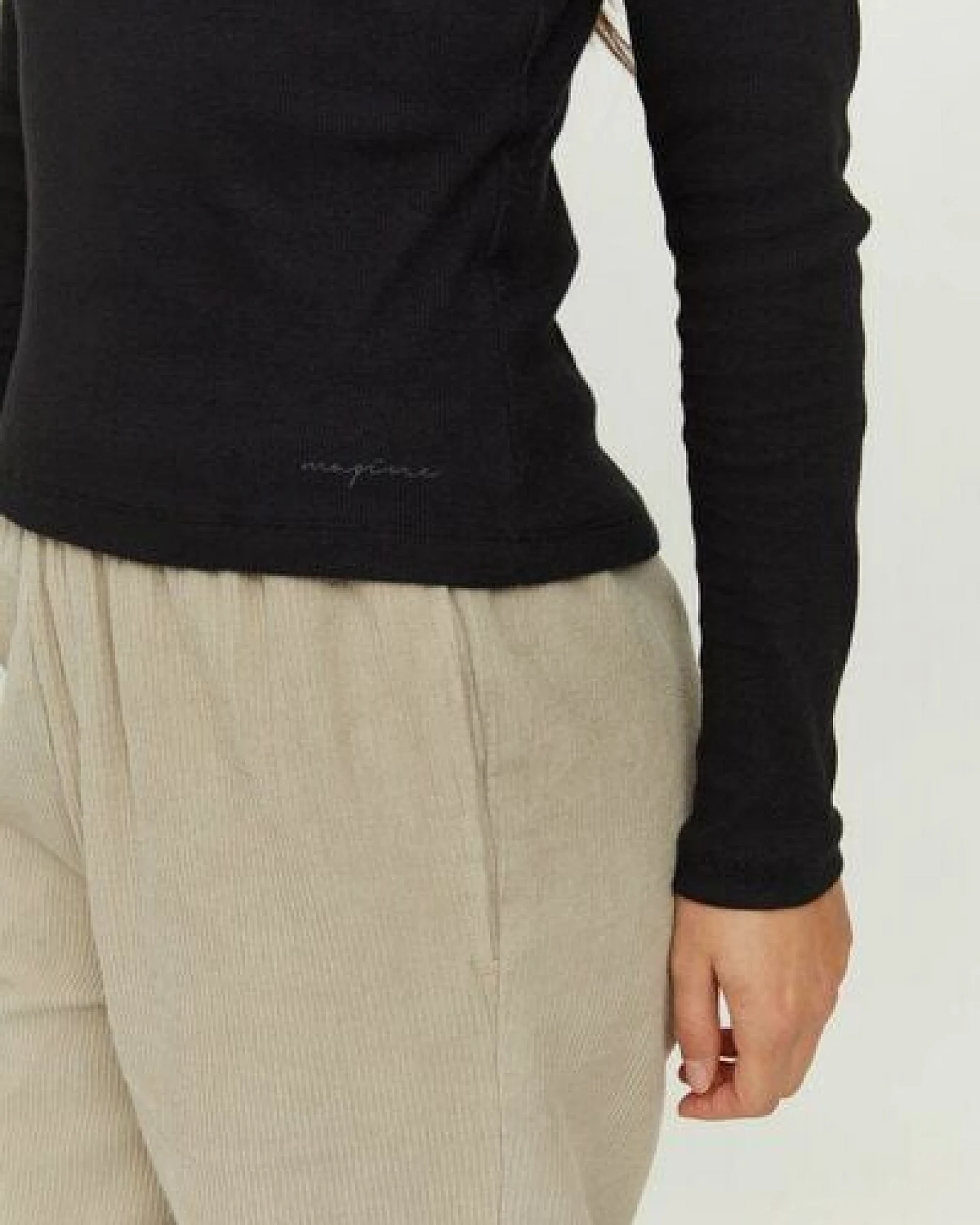 Mazine Longsleeve - Lillian Turtleneck - aus Bio-Baumwolle – Ansicht 3