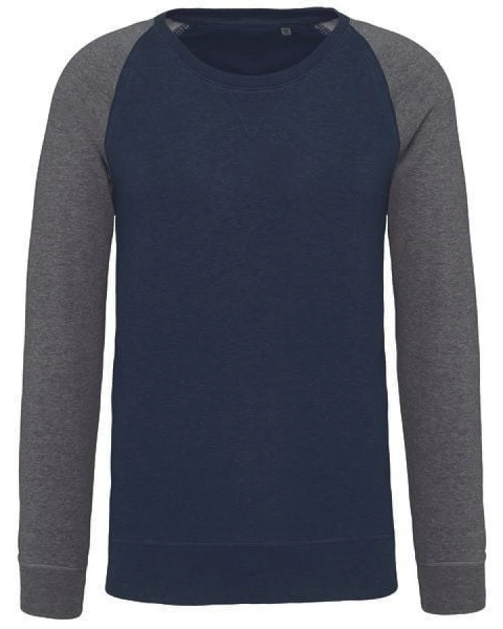 Greenspired Zweifarbiges Raglan Sweatshirt French Terry BIO