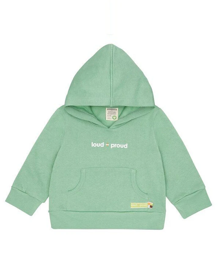loud + proud Babys & Kinder Hoodie aus weichem Sweat-Material, GOTS-zertifiziert