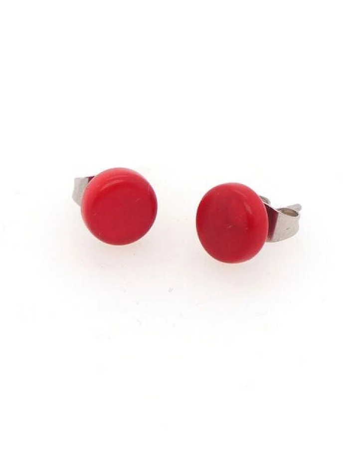 Mekhada Tagua Ohrstecker TOPI 8 mm