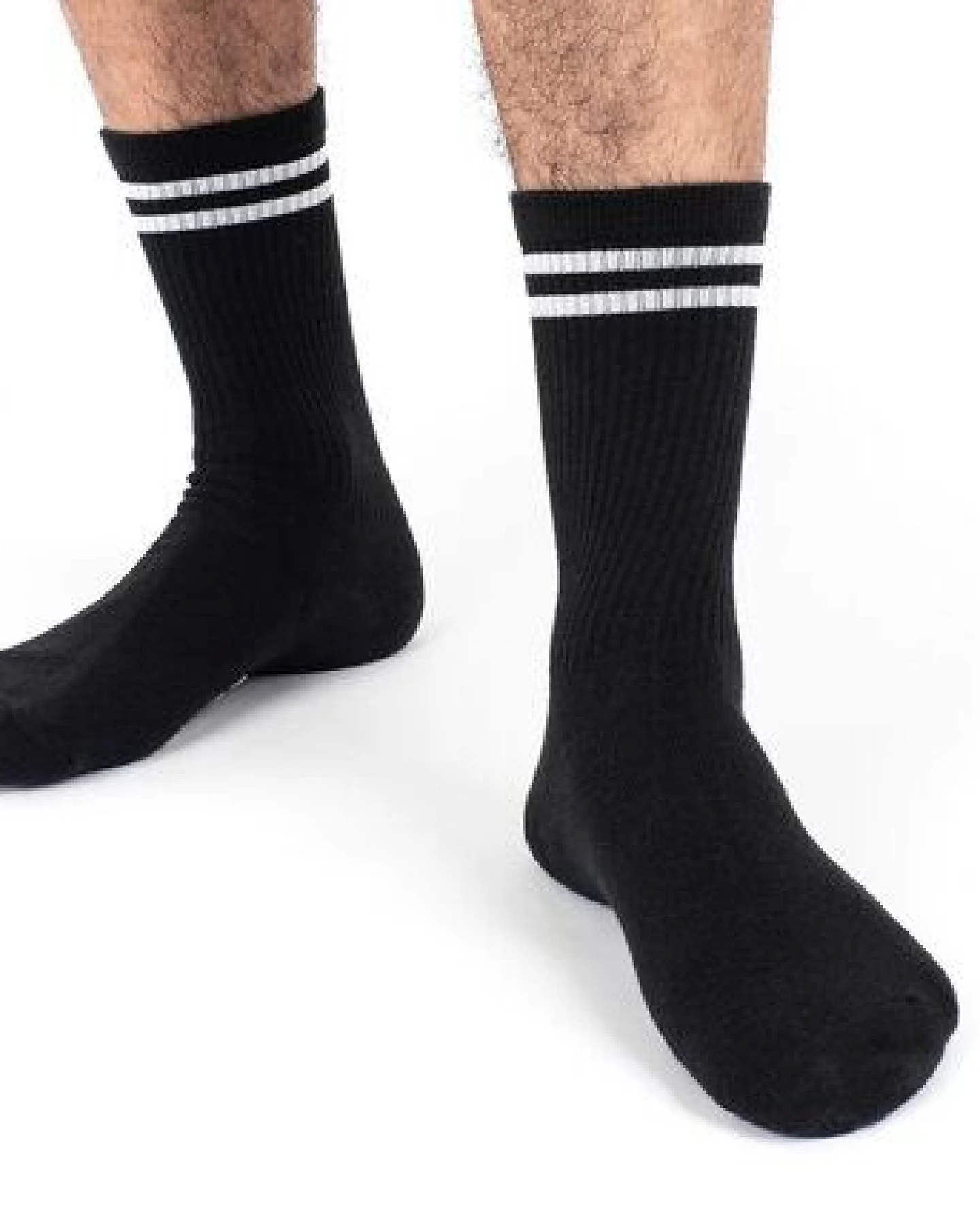 8000Kicks Gestreifte Hanfsocken – Ansicht 2