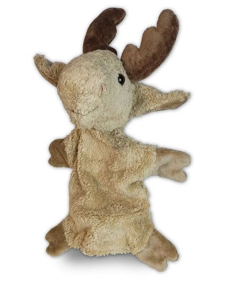 Kallisto Handpuppe Elch aus Biobaumwolle, vegan