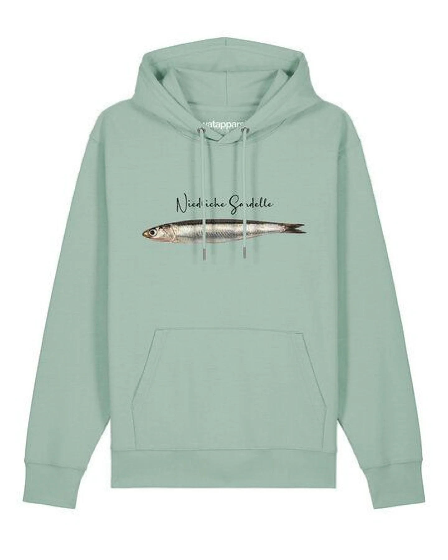 watapparel Hoodie Unisex Niedliche Sardelle – Ansicht 2