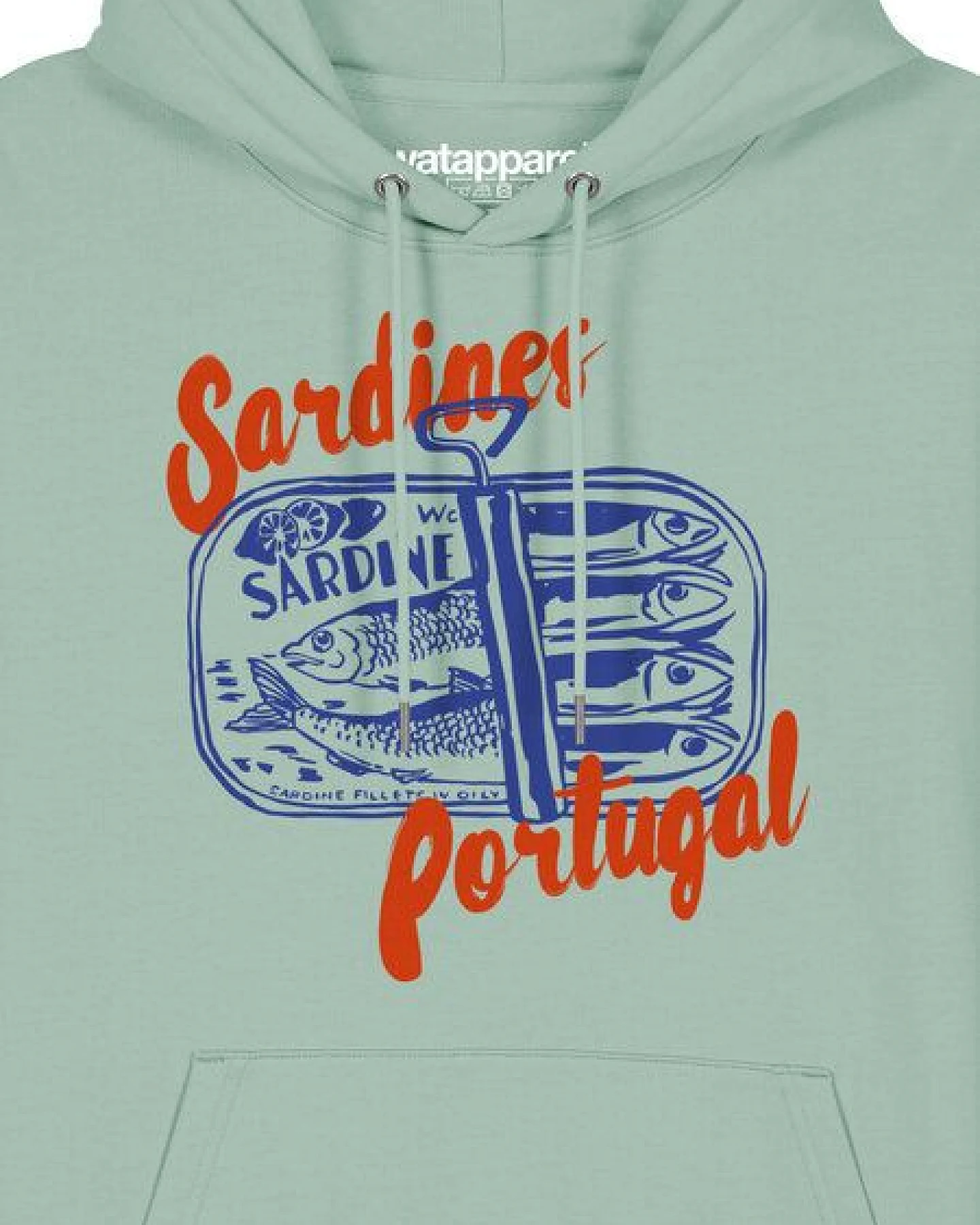 watapparel Hoodie Unisex Sardines Portugal – Ansicht 3
