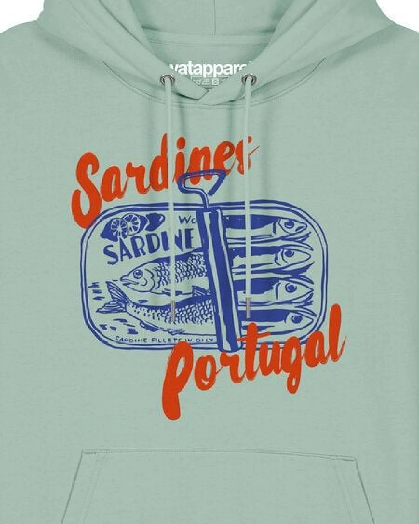 watapparel Hoodie Unisex Sardines Portugal – Ansicht 3