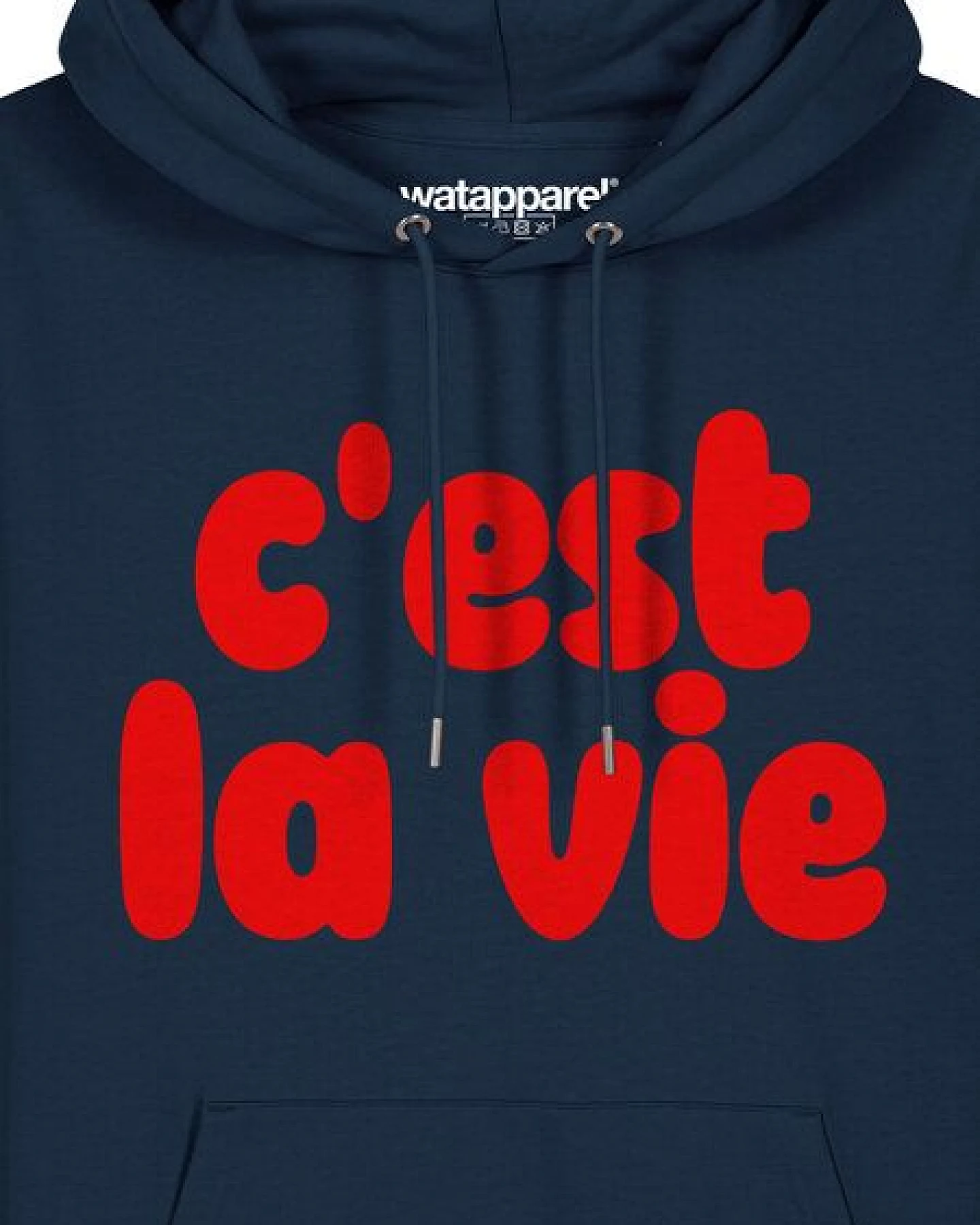 watapparel Hoodie Unisex cest la vie – Ansicht 3