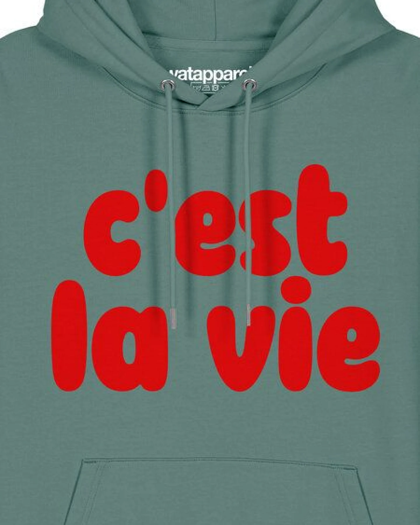 watapparel Hoodie Unisex cest la vie – Ansicht 3