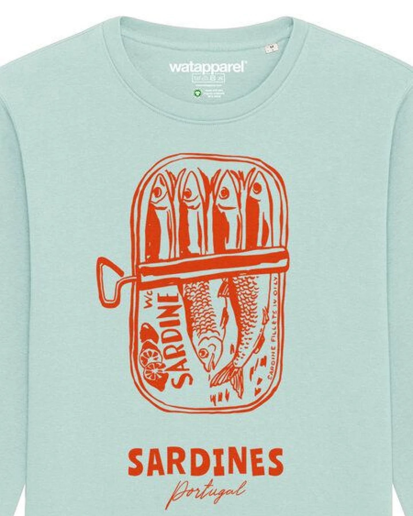 watapparel Sweatshirt Unisex Sardines Portugal – Ansicht 3