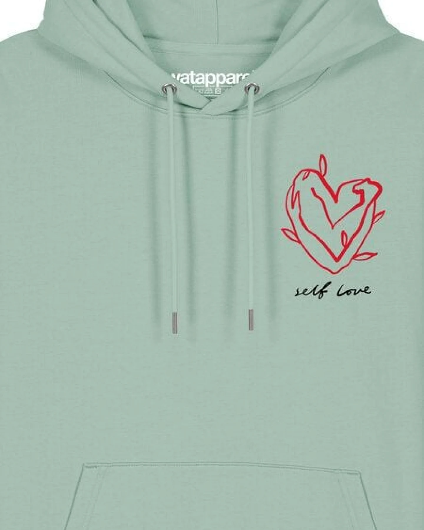 watapparel Hoodie Unisex Self love – Ansicht 3