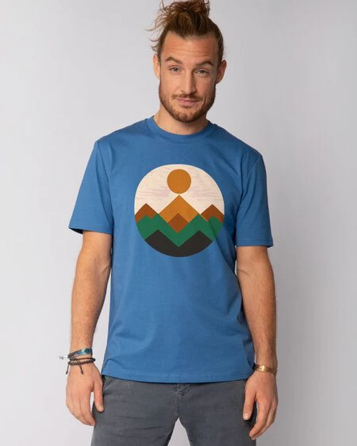watapparel T-Shirt Unisex Geometric Landscape 2