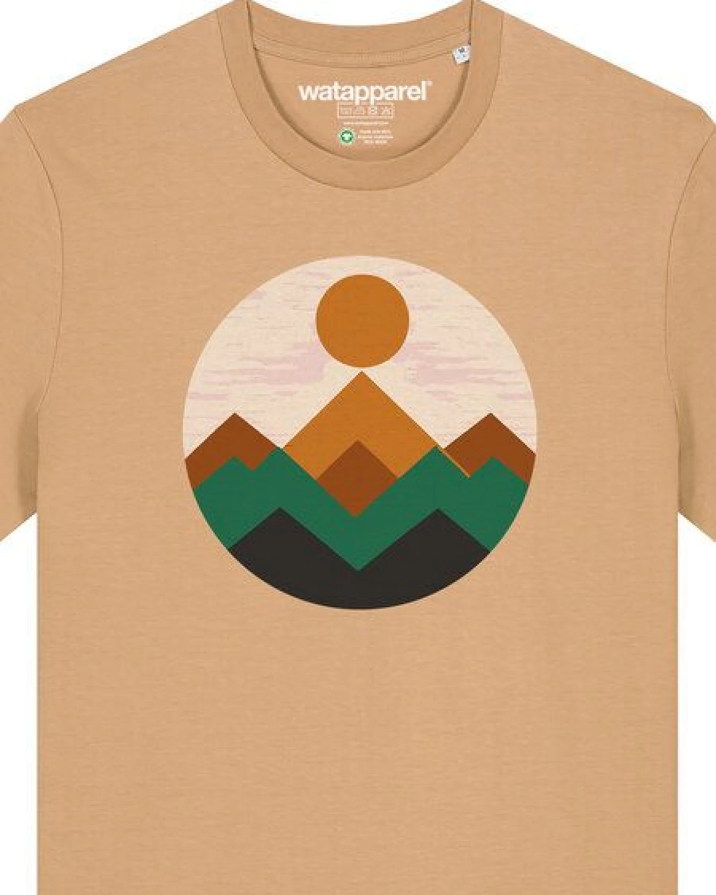 watapparel T-Shirt Unisex Geometric Landscape 2 – Ansicht 3