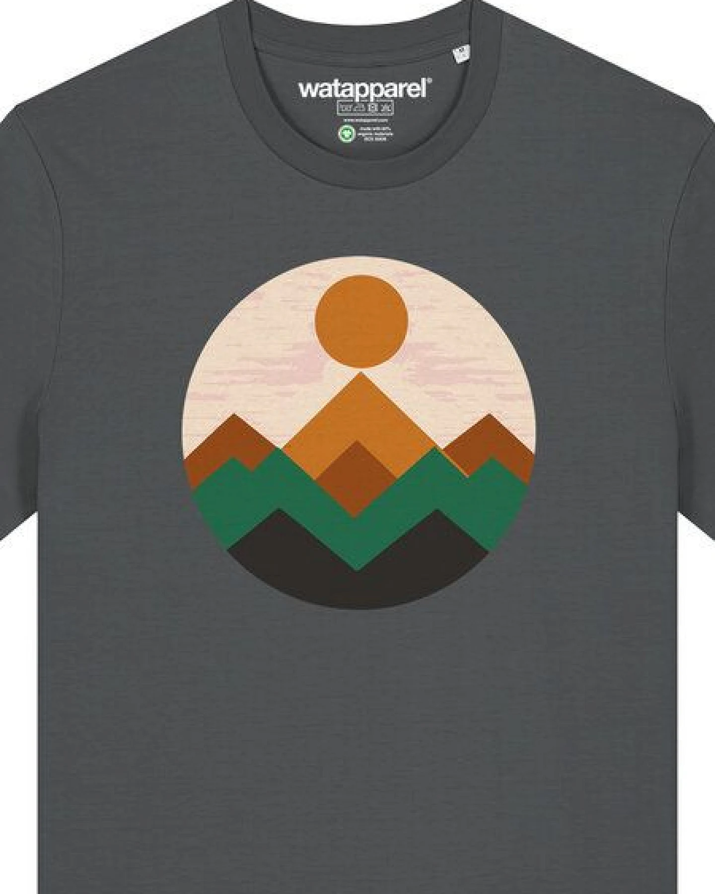 watapparel T-Shirt Unisex Geometric Landscape 2 – Ansicht 3