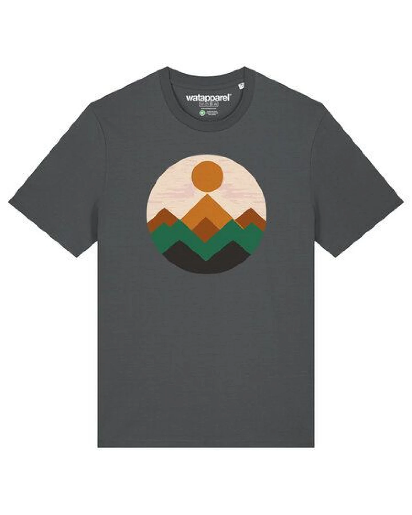 watapparel T-Shirt Unisex Geometric Landscape 2 – Ansicht 2