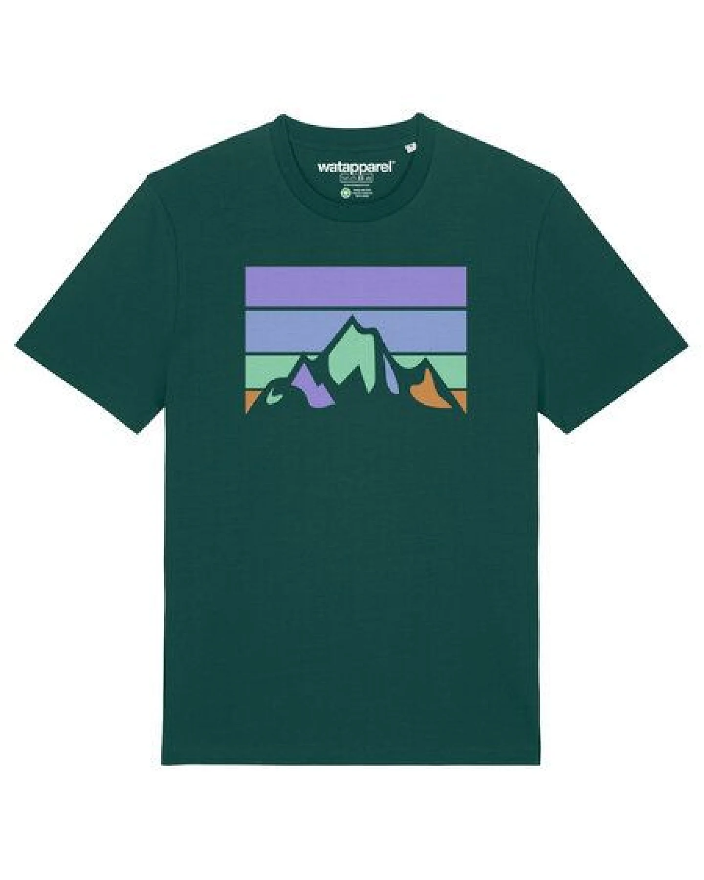 watapparel T-Shirt Unisex Retro Landscape – Ansicht 2