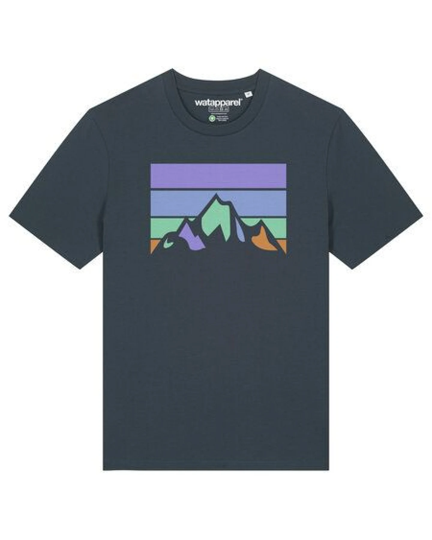 watapparel T-Shirt Unisex Retro Landscape – Ansicht 2