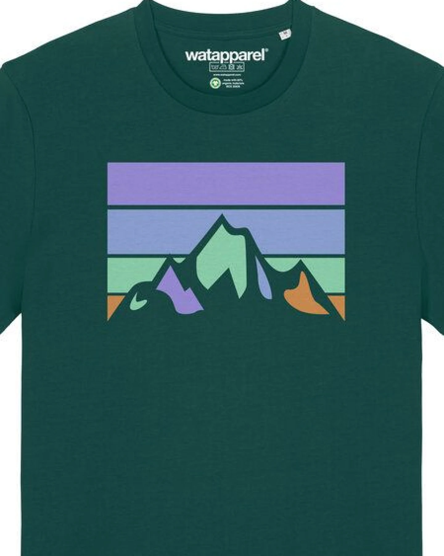 watapparel T-Shirt Unisex Retro Landscape – Ansicht 3