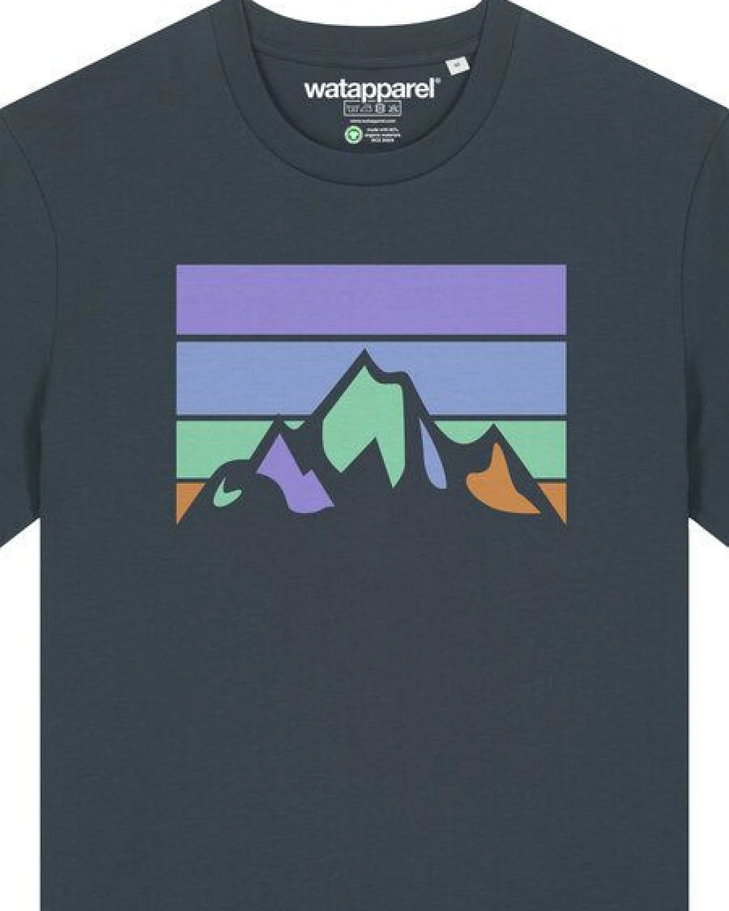 watapparel T-Shirt Unisex Retro Landscape – Ansicht 3