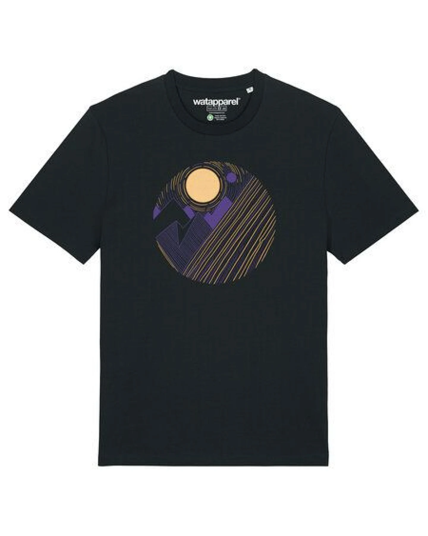 watapparel T-Shirt Unisex Geometric Landscape 3 – Ansicht 2