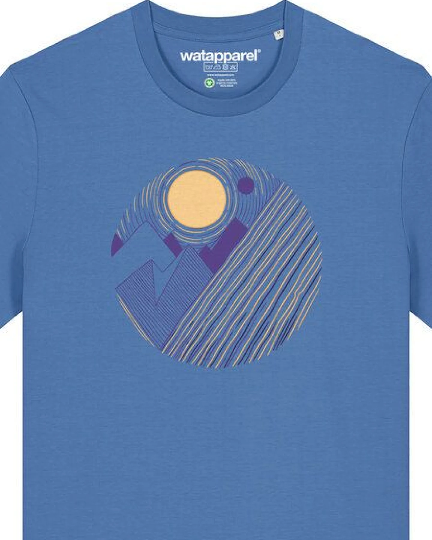 watapparel T-Shirt Unisex Geometric Landscape 3 – Ansicht 3