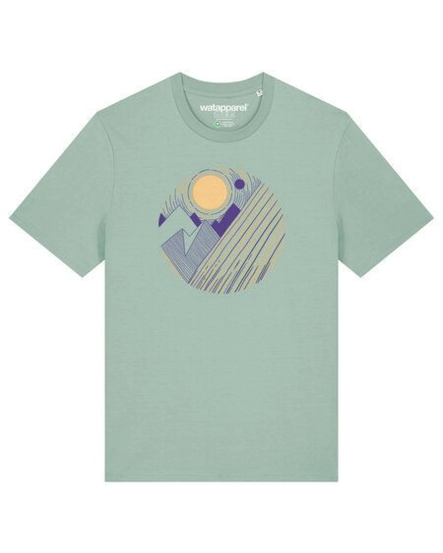 watapparel T-Shirt Unisex Geometric Landscape 3 – Ansicht 2