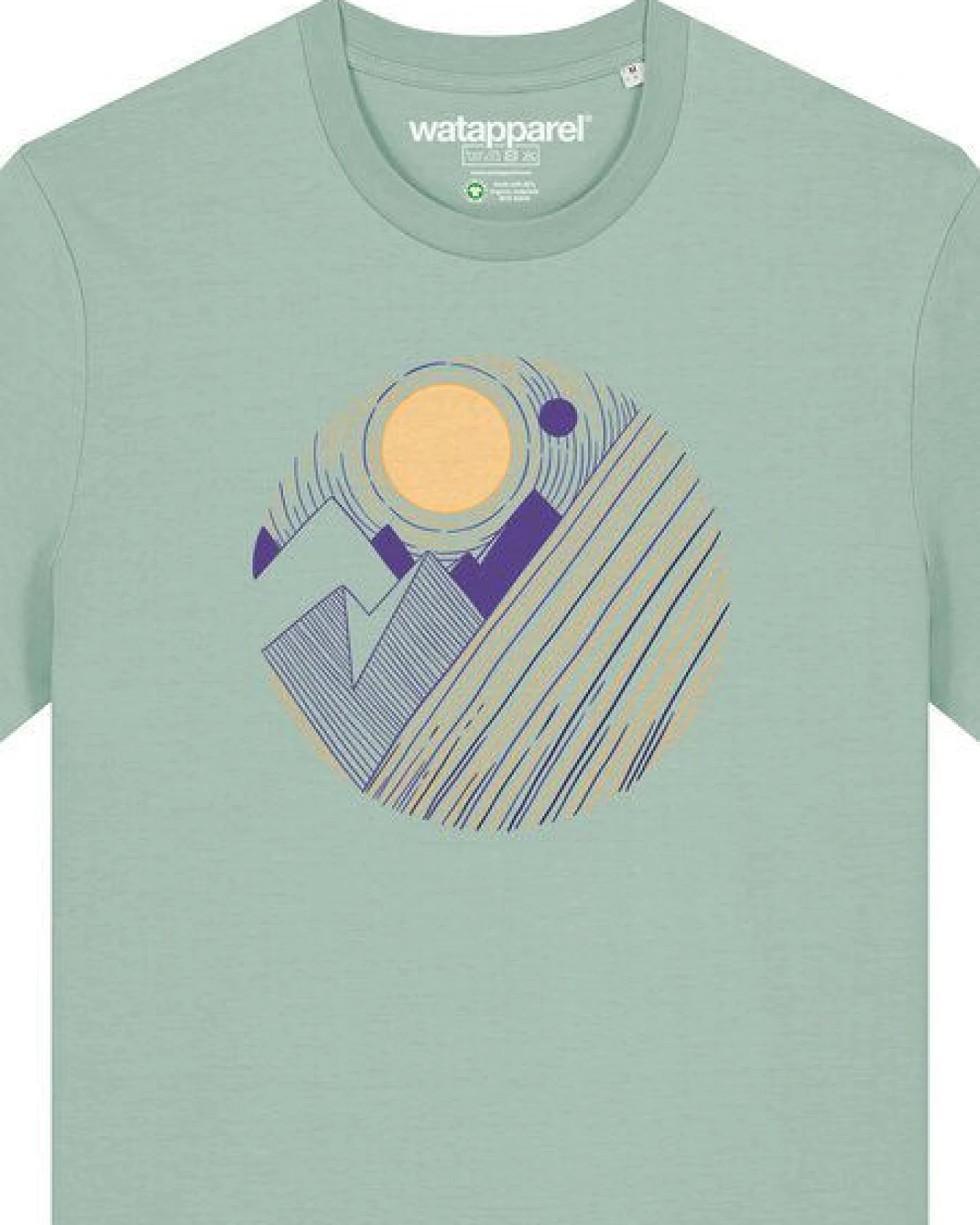 watapparel T-Shirt Unisex Geometric Landscape 3 – Ansicht 3