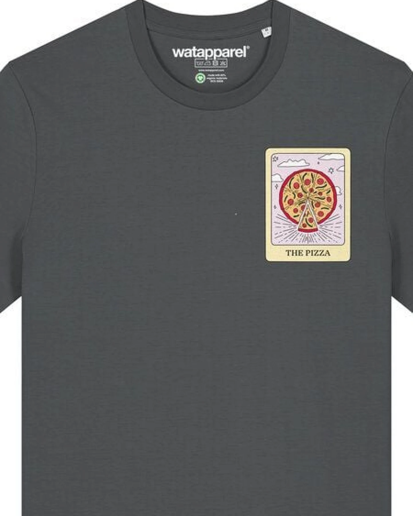 watapparel T-Shirt Unisex Tarot The Pizza – Ansicht 3