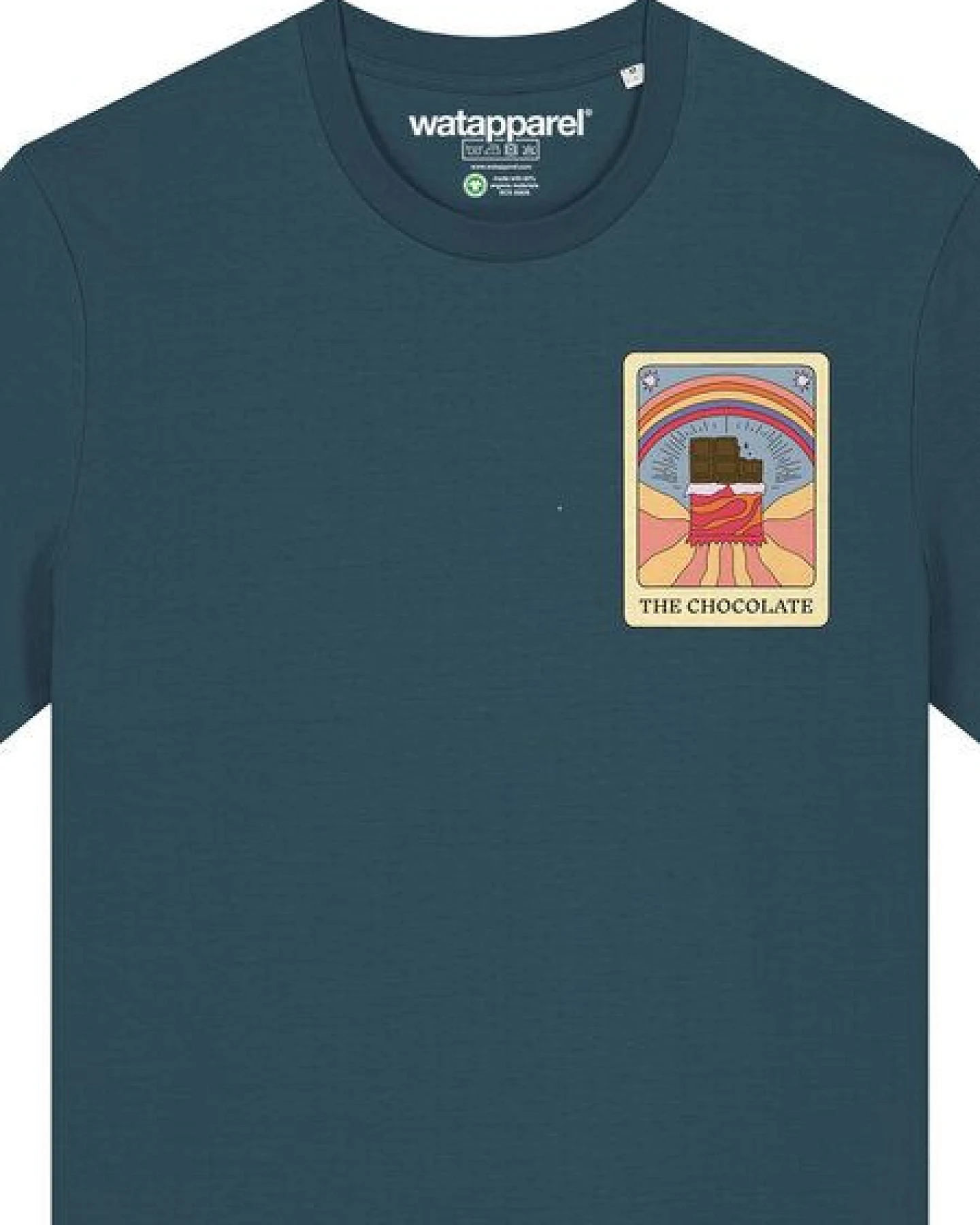 watapparel T-Shirt Unisex Tarot The Chocolate – Ansicht 3