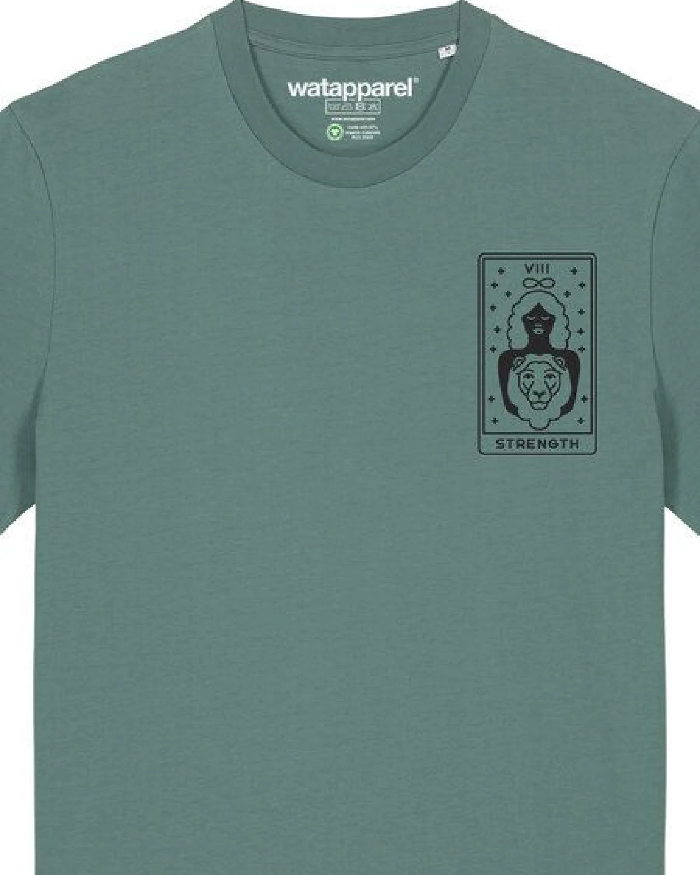 watapparel T-Shirt Unisex Tarot Strength – Ansicht 3