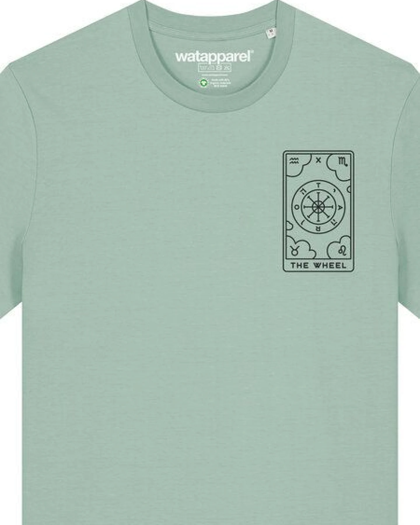 watapparel T-Shirt Unisex Tarot The Wheel – Ansicht 3