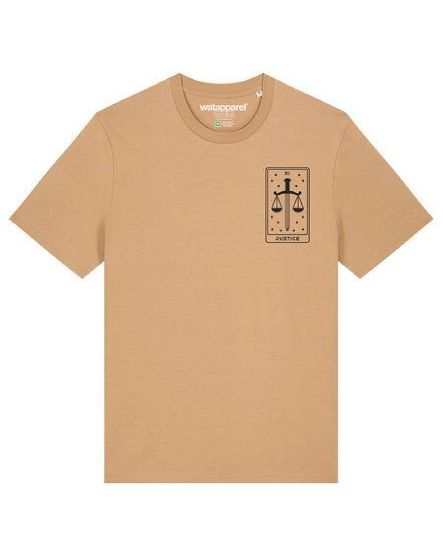 watapparel T-Shirt Unisex Tarot Justice – Ansicht 2