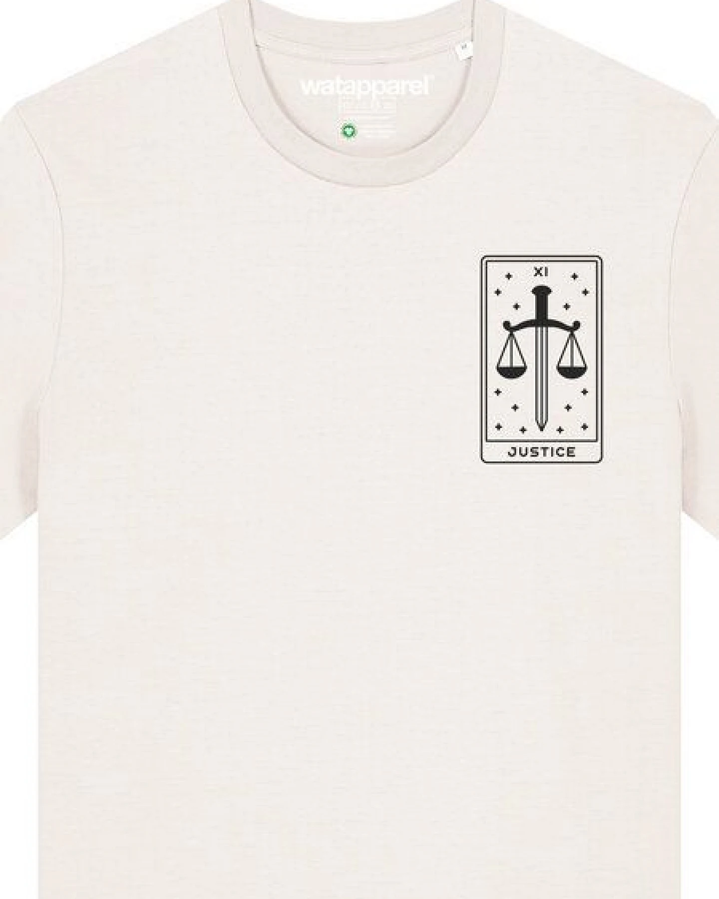 watapparel T-Shirt Unisex Tarot Justice – Ansicht 3