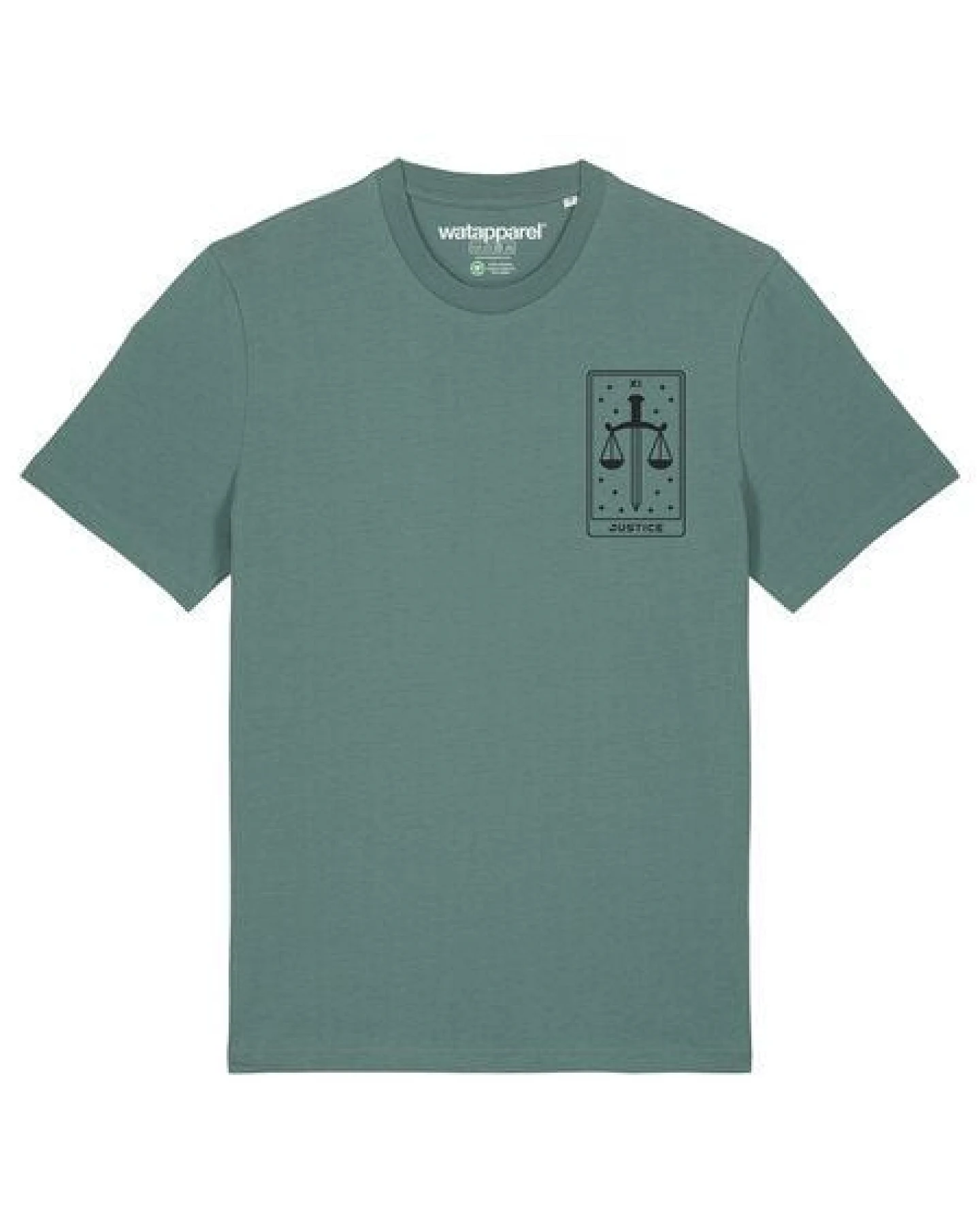 watapparel T-Shirt Unisex Tarot Justice – Ansicht 2