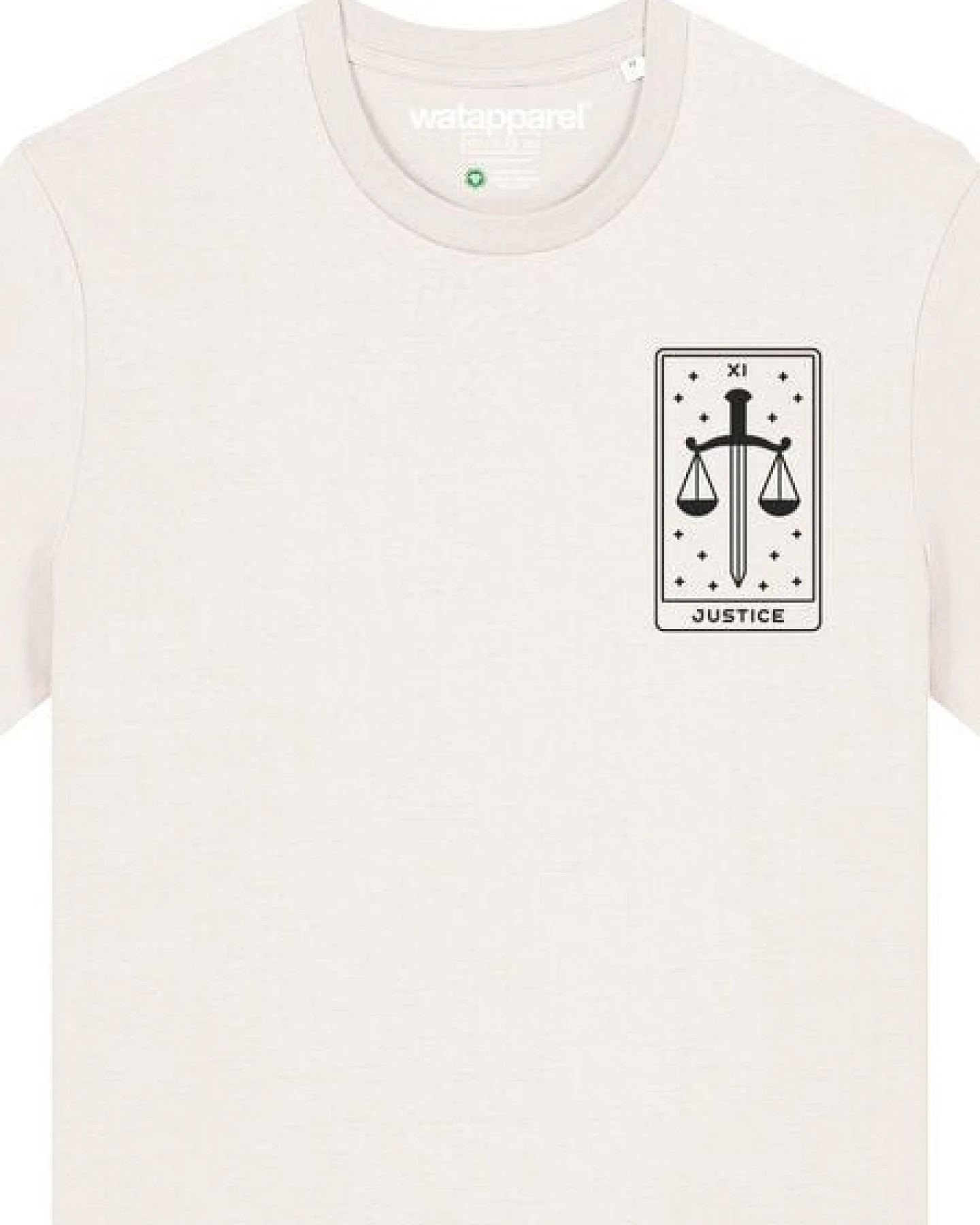watapparel T-Shirt Unisex Tarot Justice – Ansicht 3