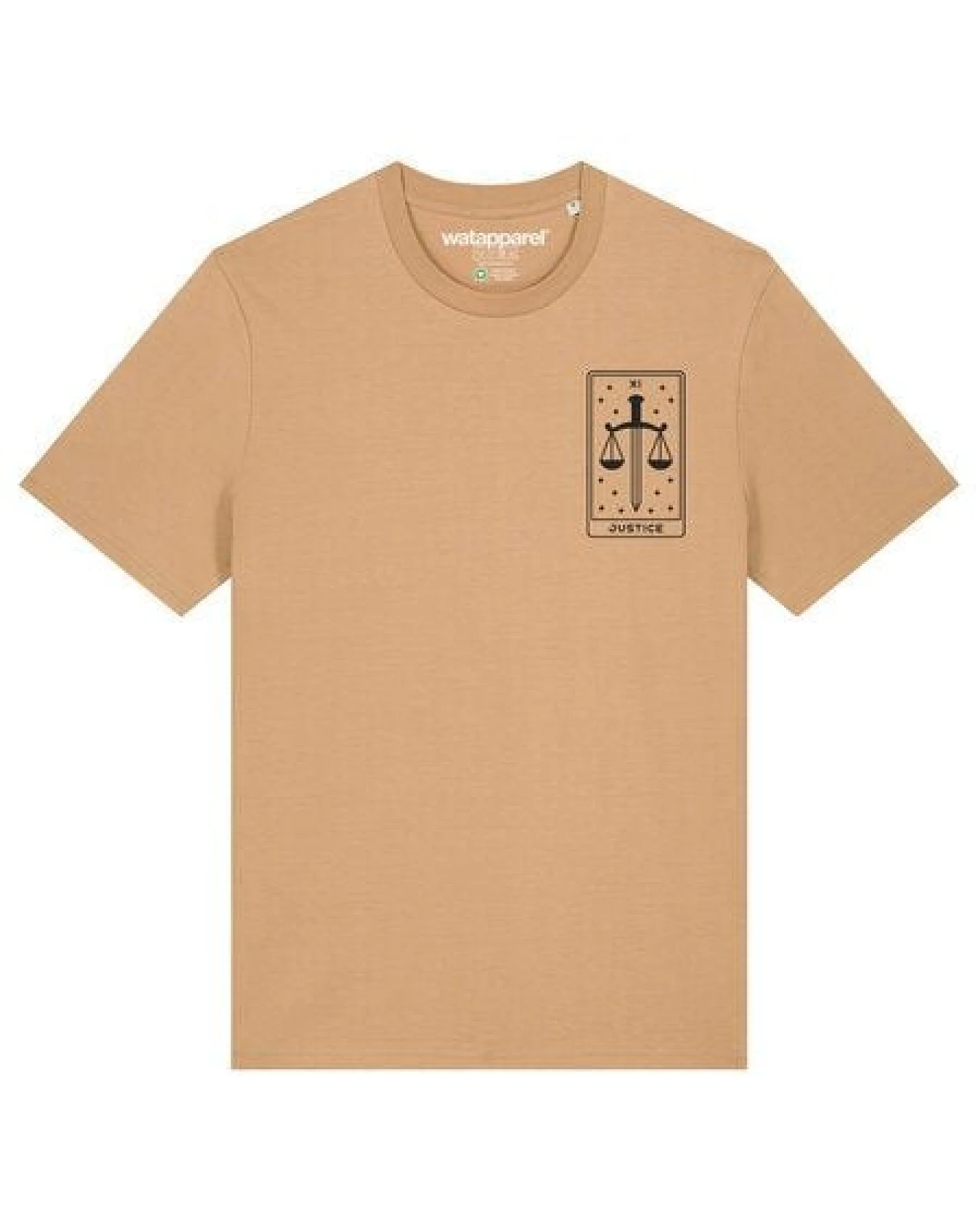 watapparel T-Shirt Unisex Tarot Justice – Ansicht 2