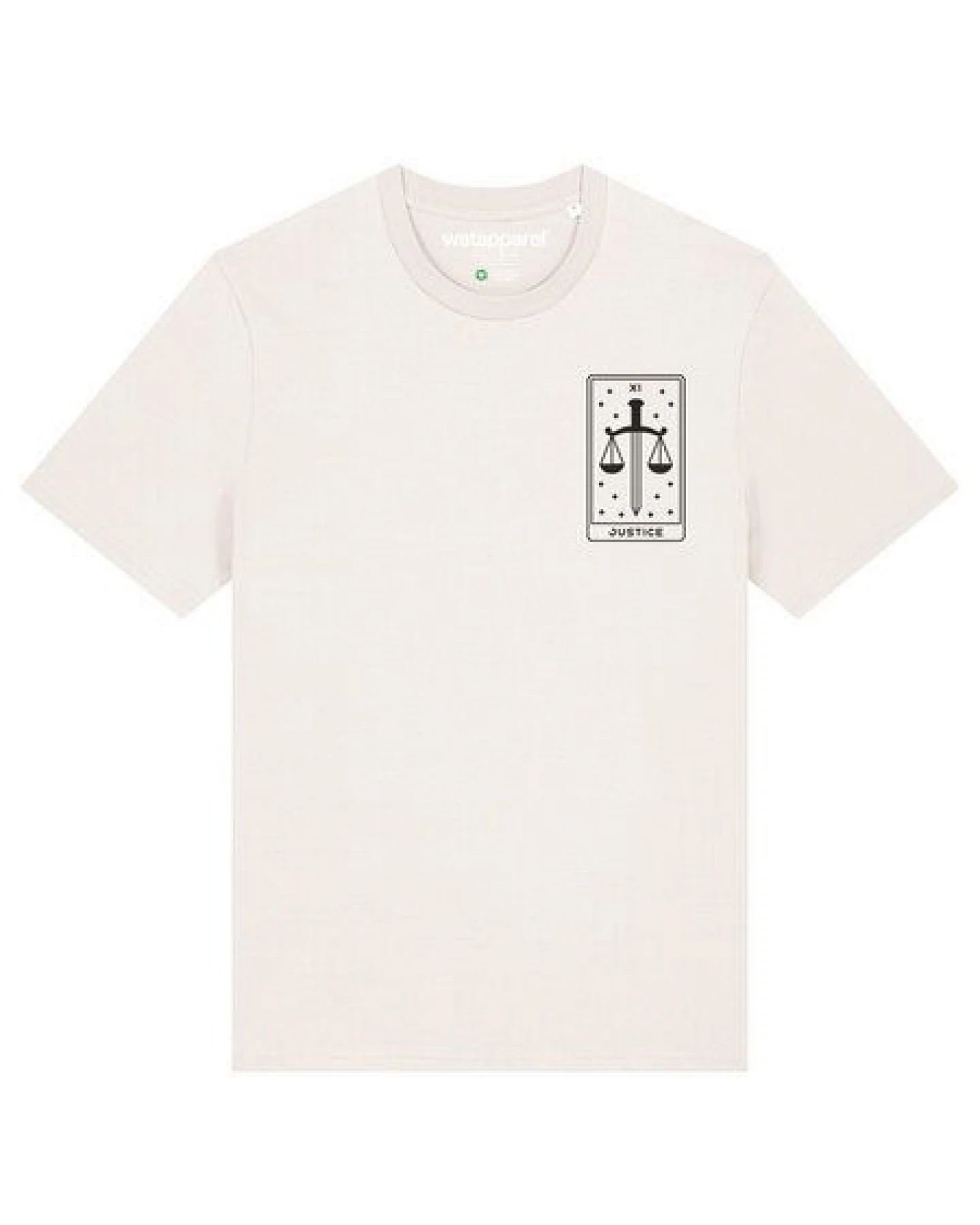 watapparel T-Shirt Unisex Tarot Justice – Ansicht 2
