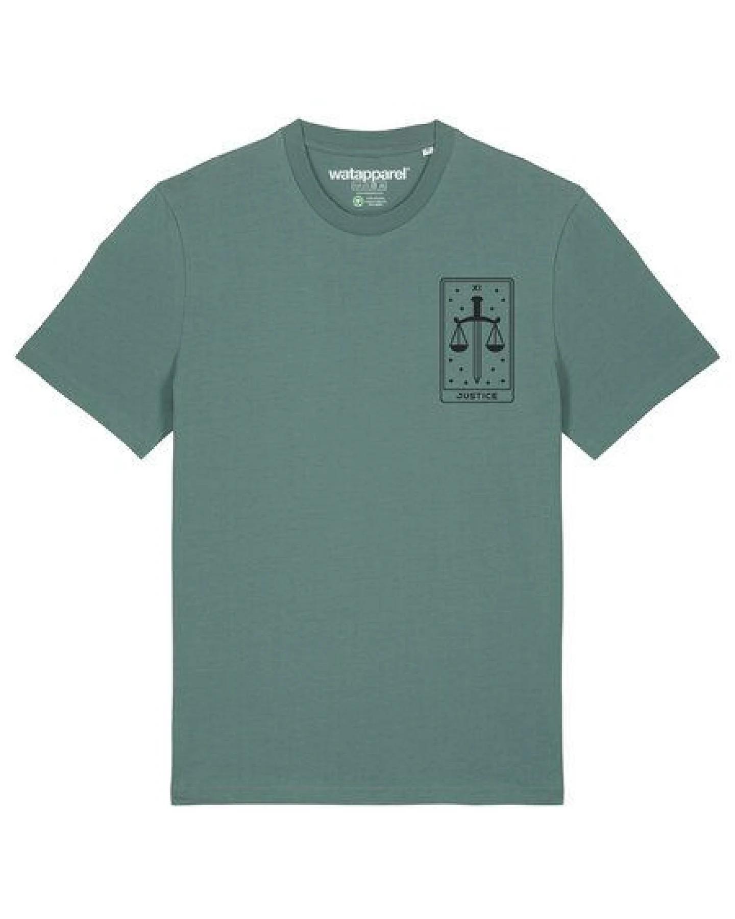 watapparel T-Shirt Unisex Tarot Justice – Ansicht 2