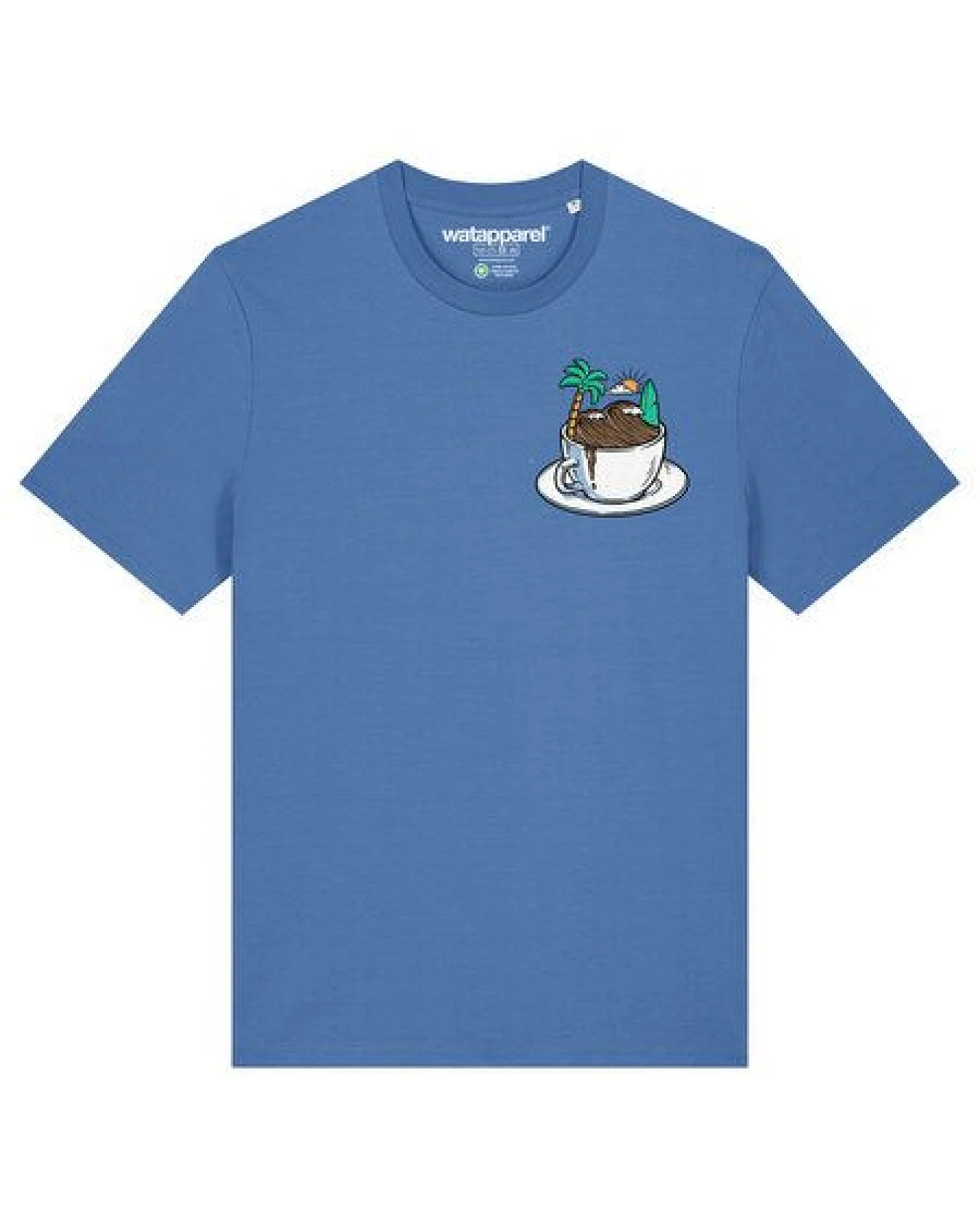 watapparel T-Shirt Unisex Coffee waves – Ansicht 2