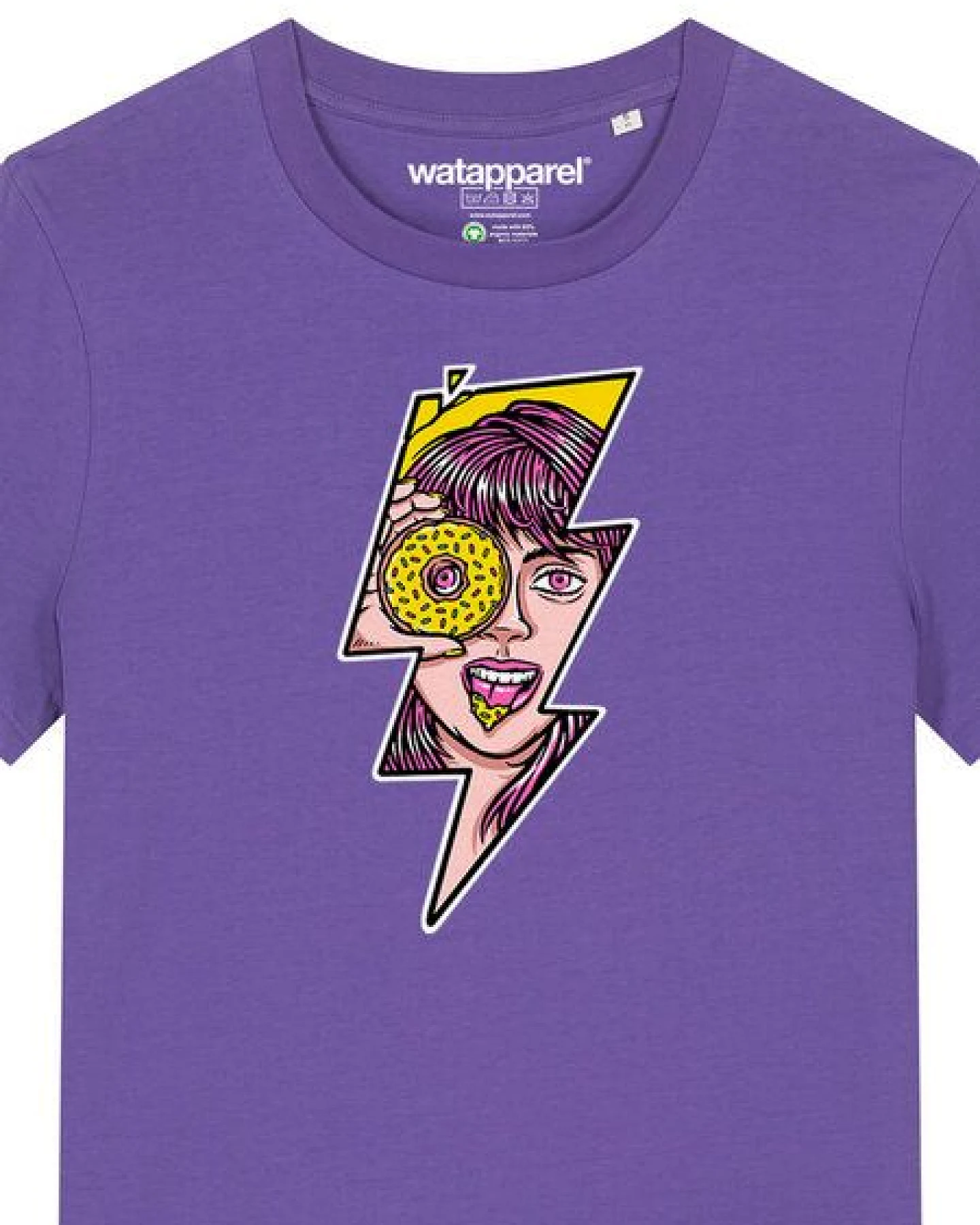 watapparel T-Shirt Frauen Donut – Ansicht 3