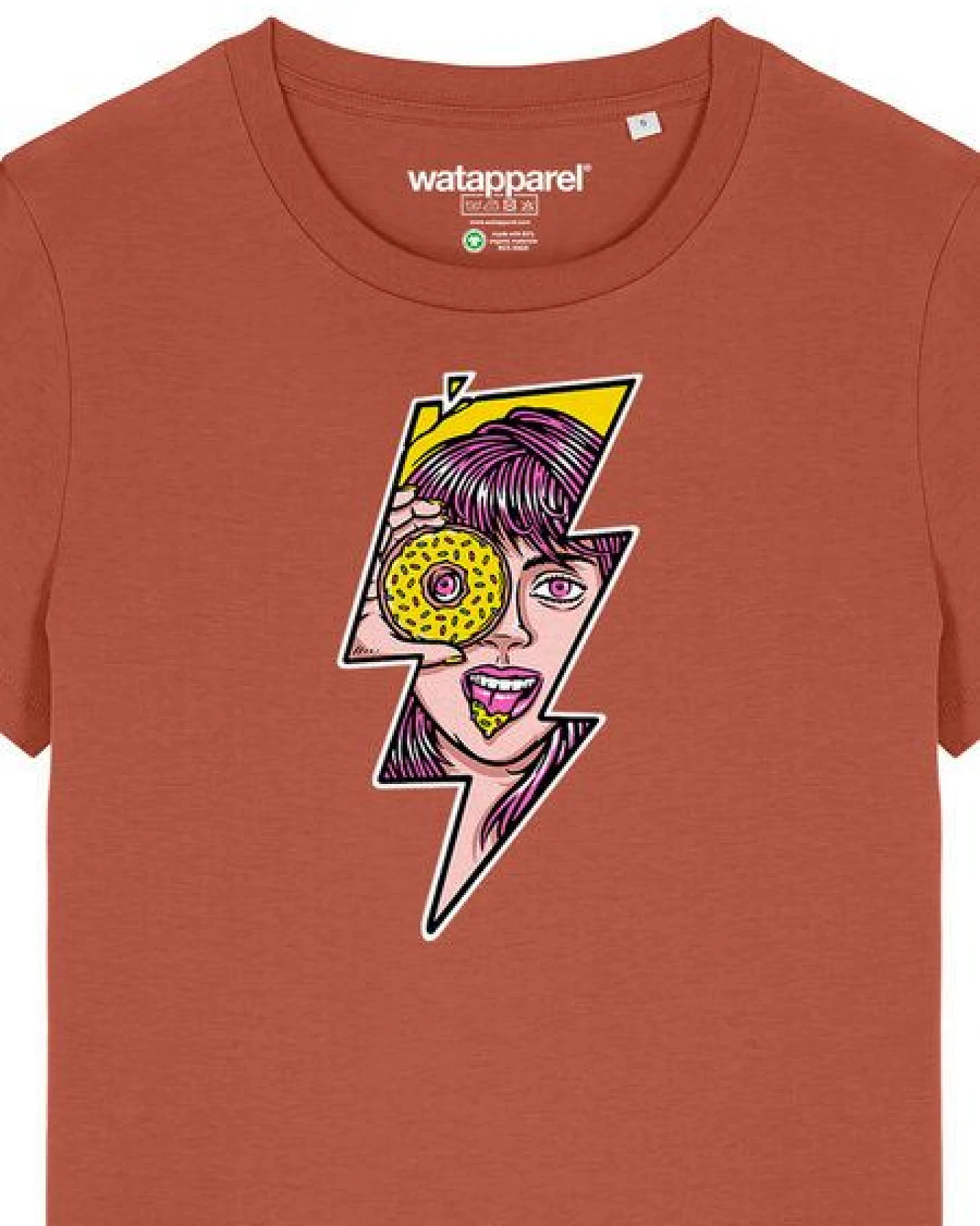 watapparel T-Shirt Frauen Donut – Ansicht 3