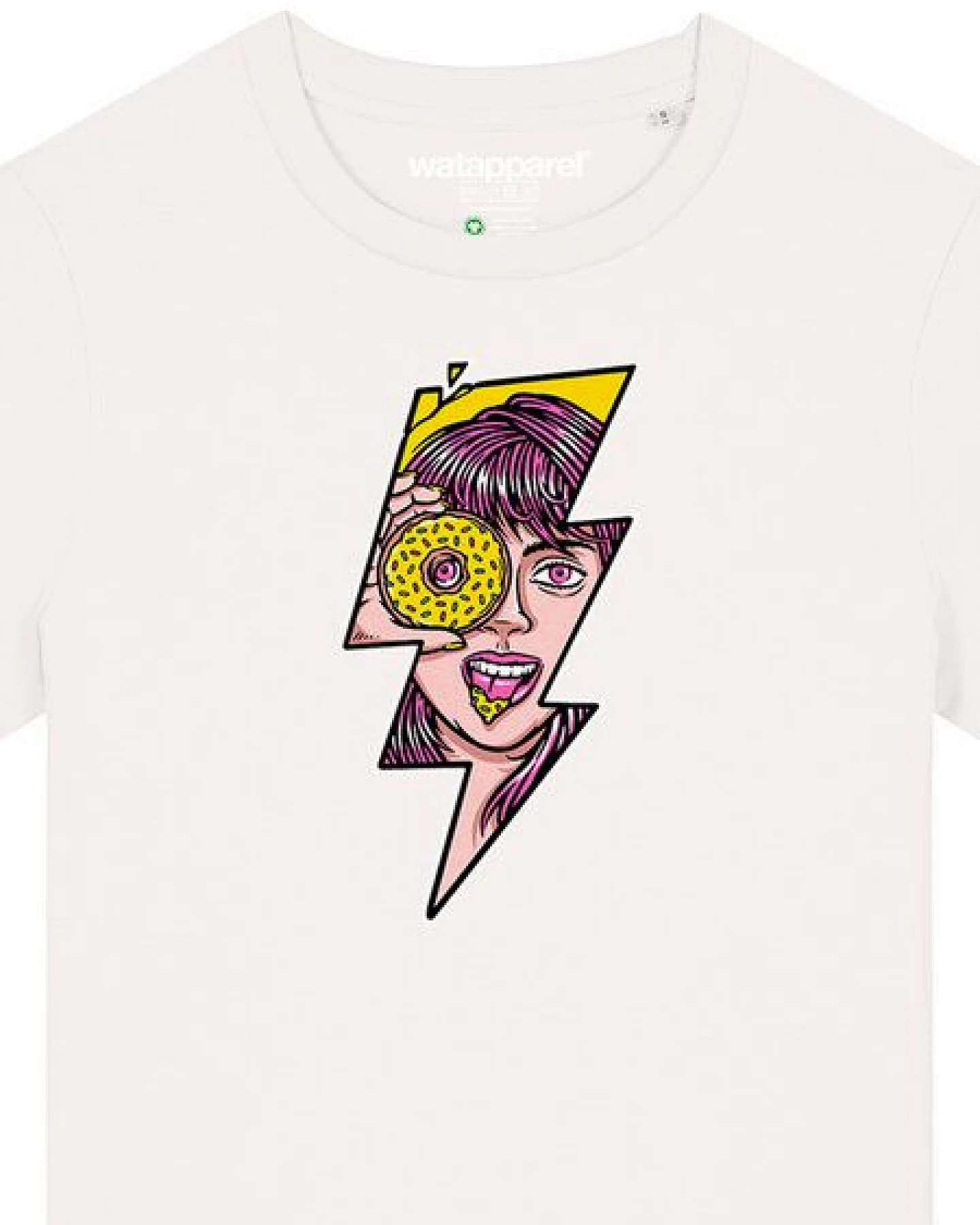 watapparel T-Shirt Frauen Donut – Ansicht 3