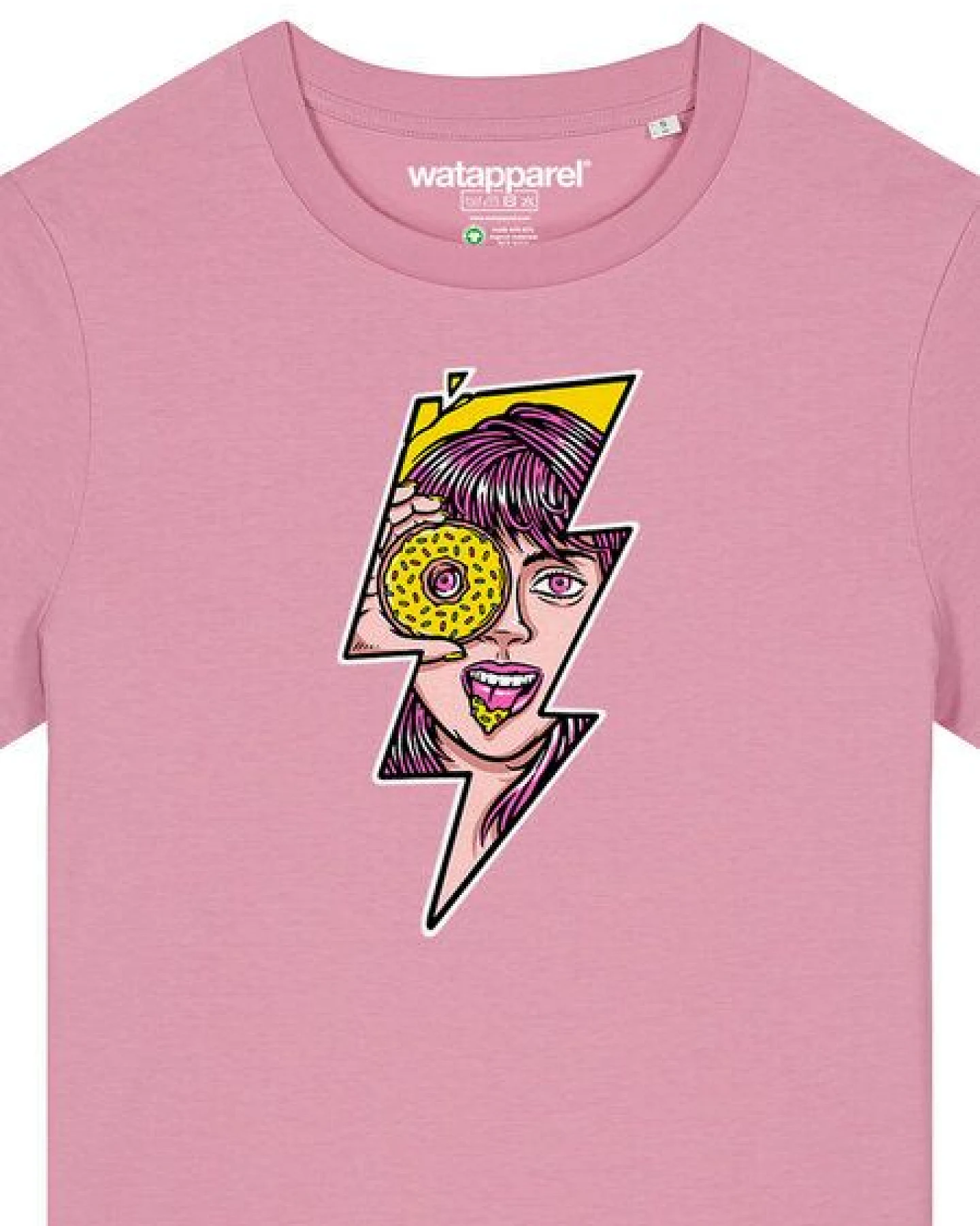 watapparel T-Shirt Frauen Donut – Ansicht 3