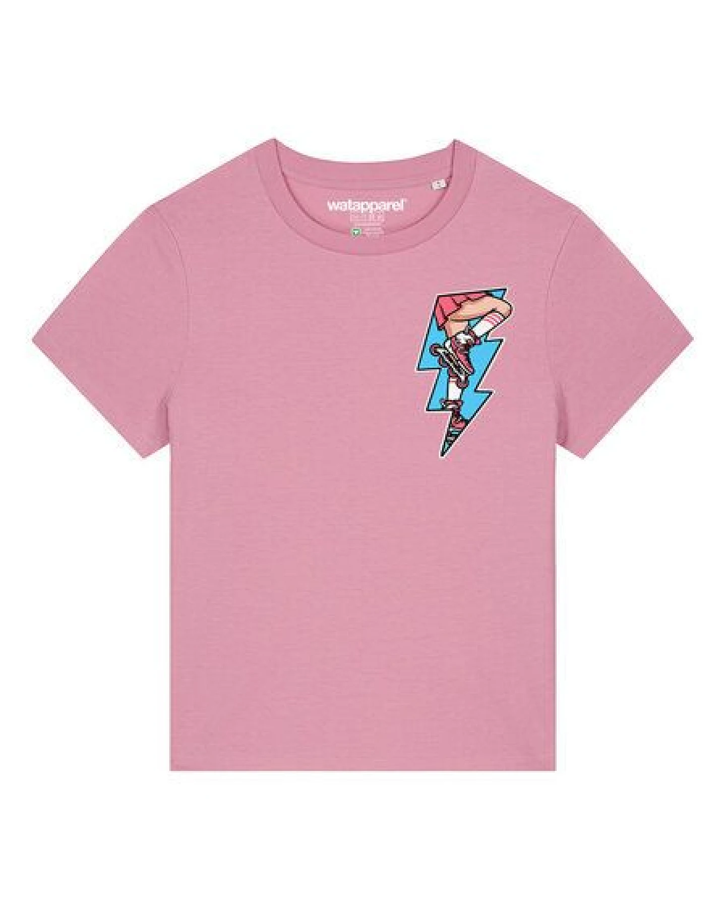 watapparel T-Shirt Frauen Rollerskates – Ansicht 2