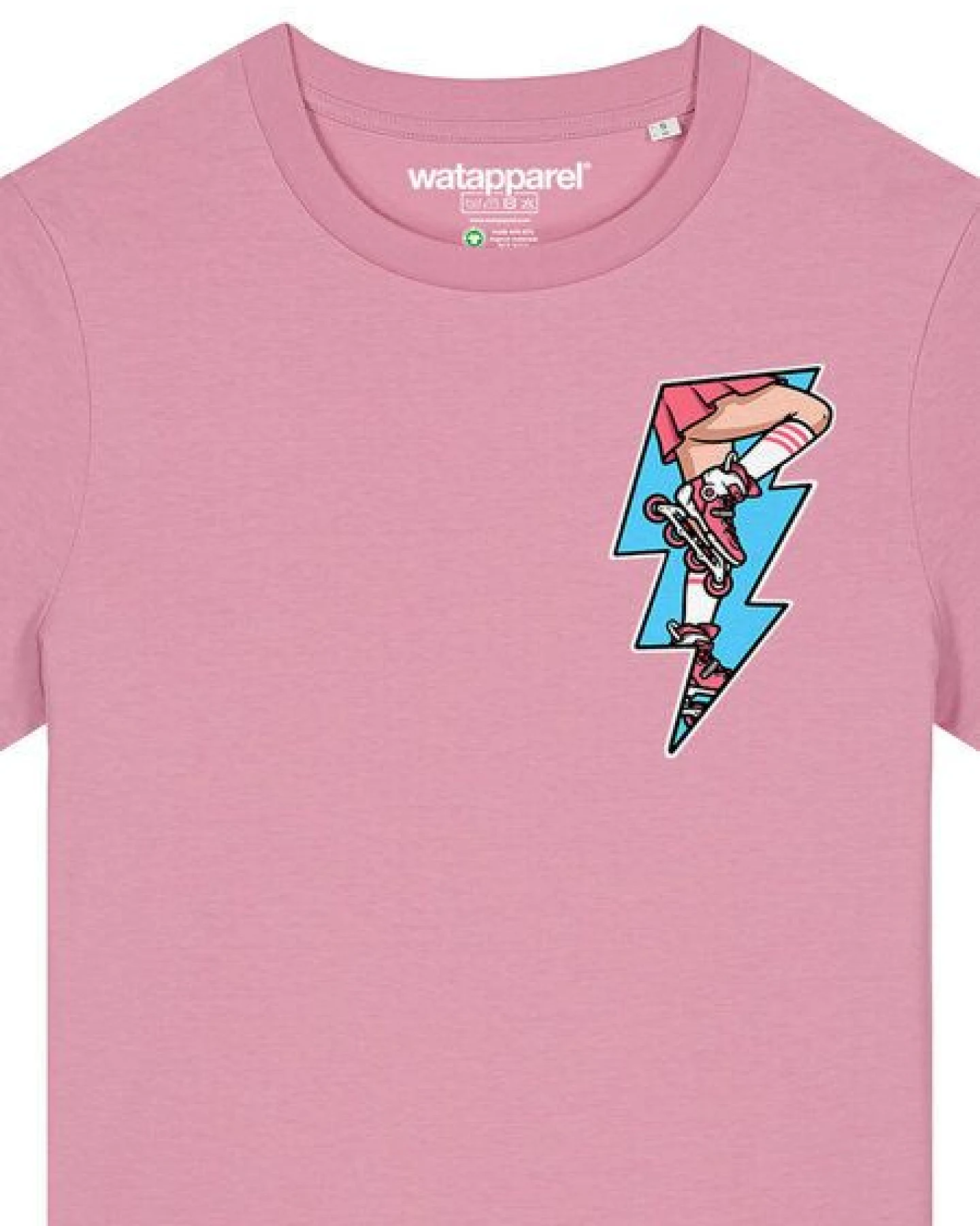 watapparel T-Shirt Frauen Rollerskates – Ansicht 3