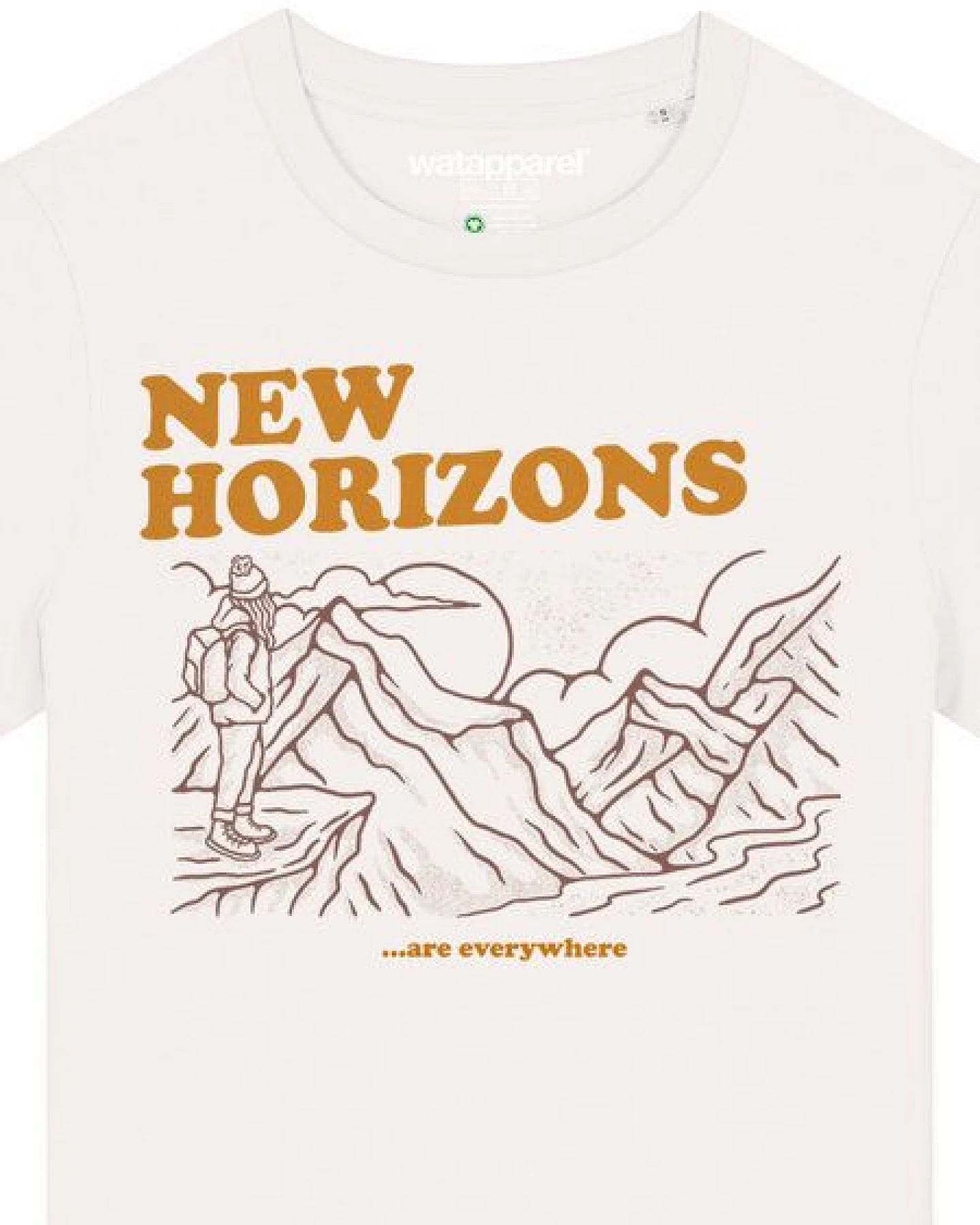 watapparel T-Shirt Frauen New horizons are everywhere – Ansicht 3