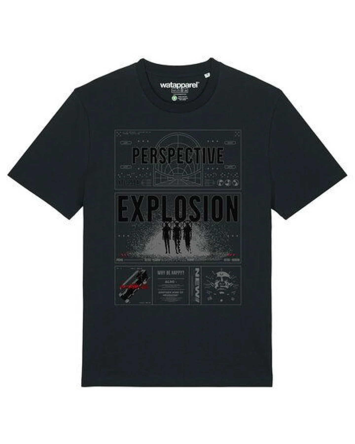 watapparel T-Shirt Unisex Perspektive – Ansicht 2